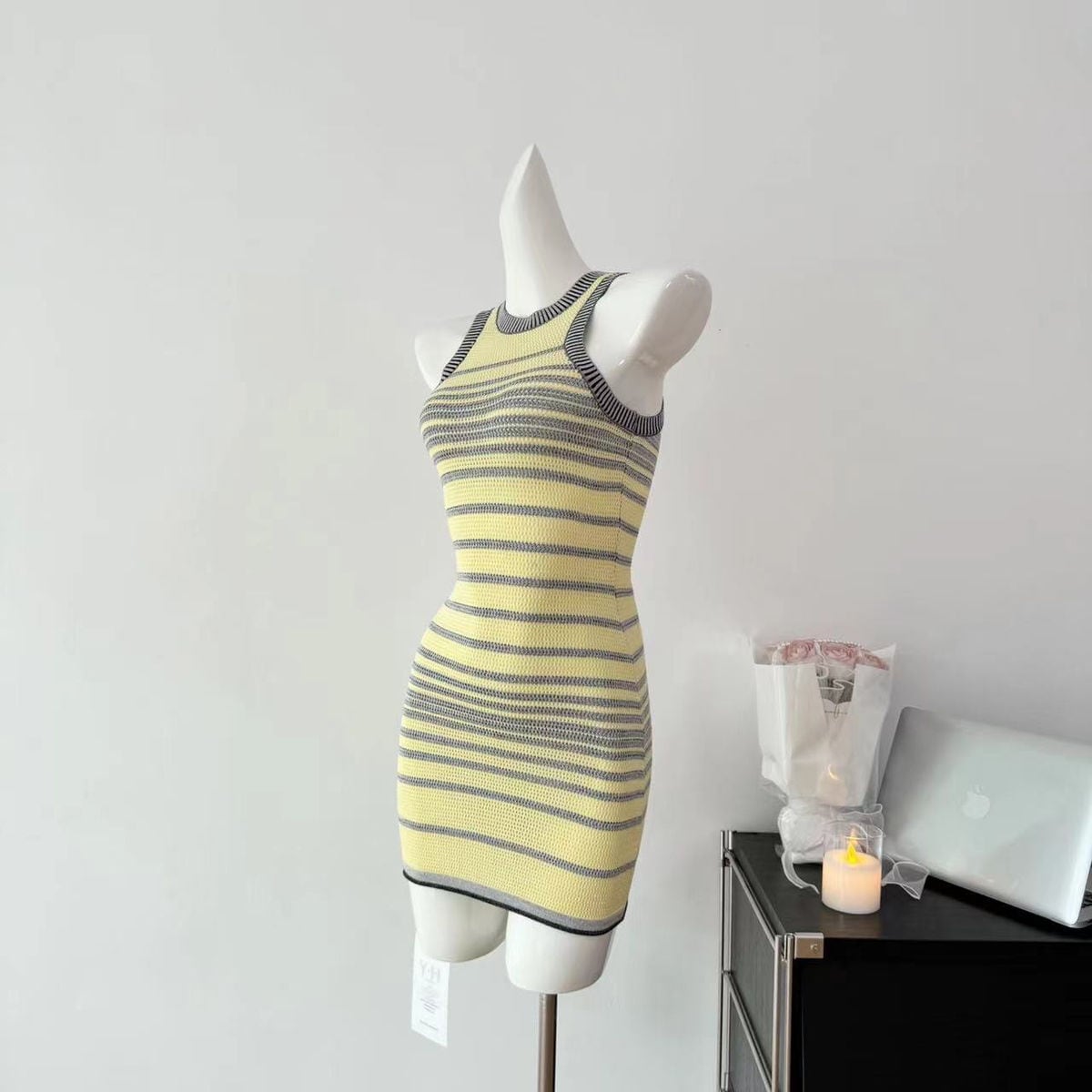 【dress】ニットベストワンピース　M24471