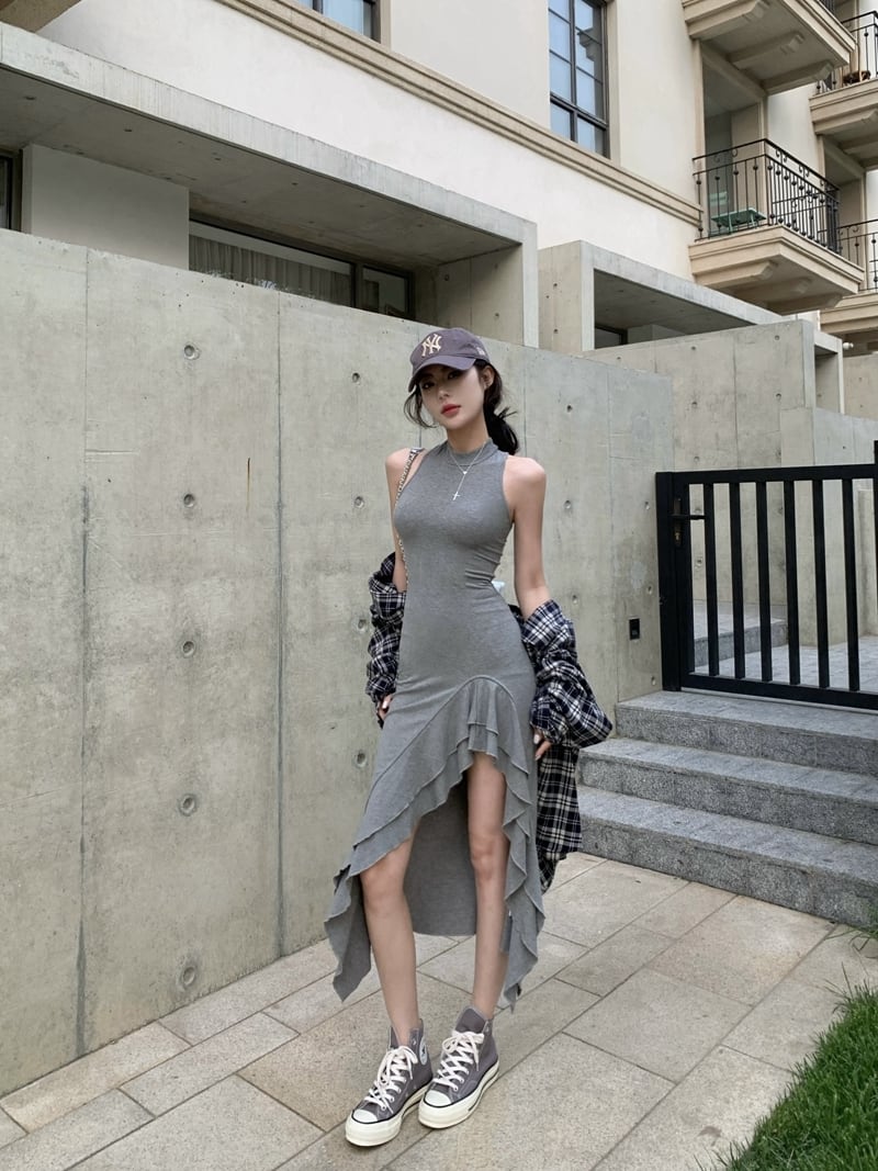 【dress】ノースリーブワンピース　M24036