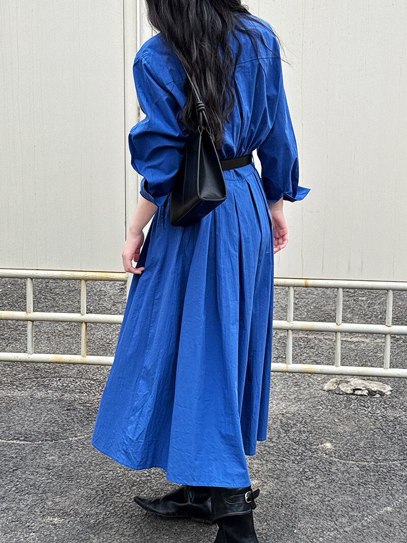 【dress】ポロネックシャツワンピースワンピース　N2966