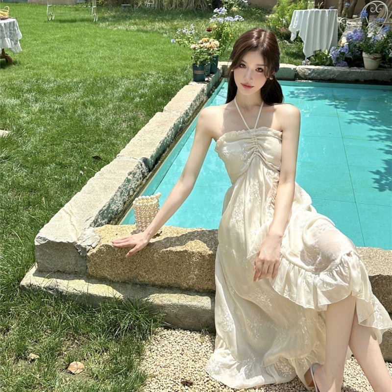 【dress】バックレスワンピース　M25186