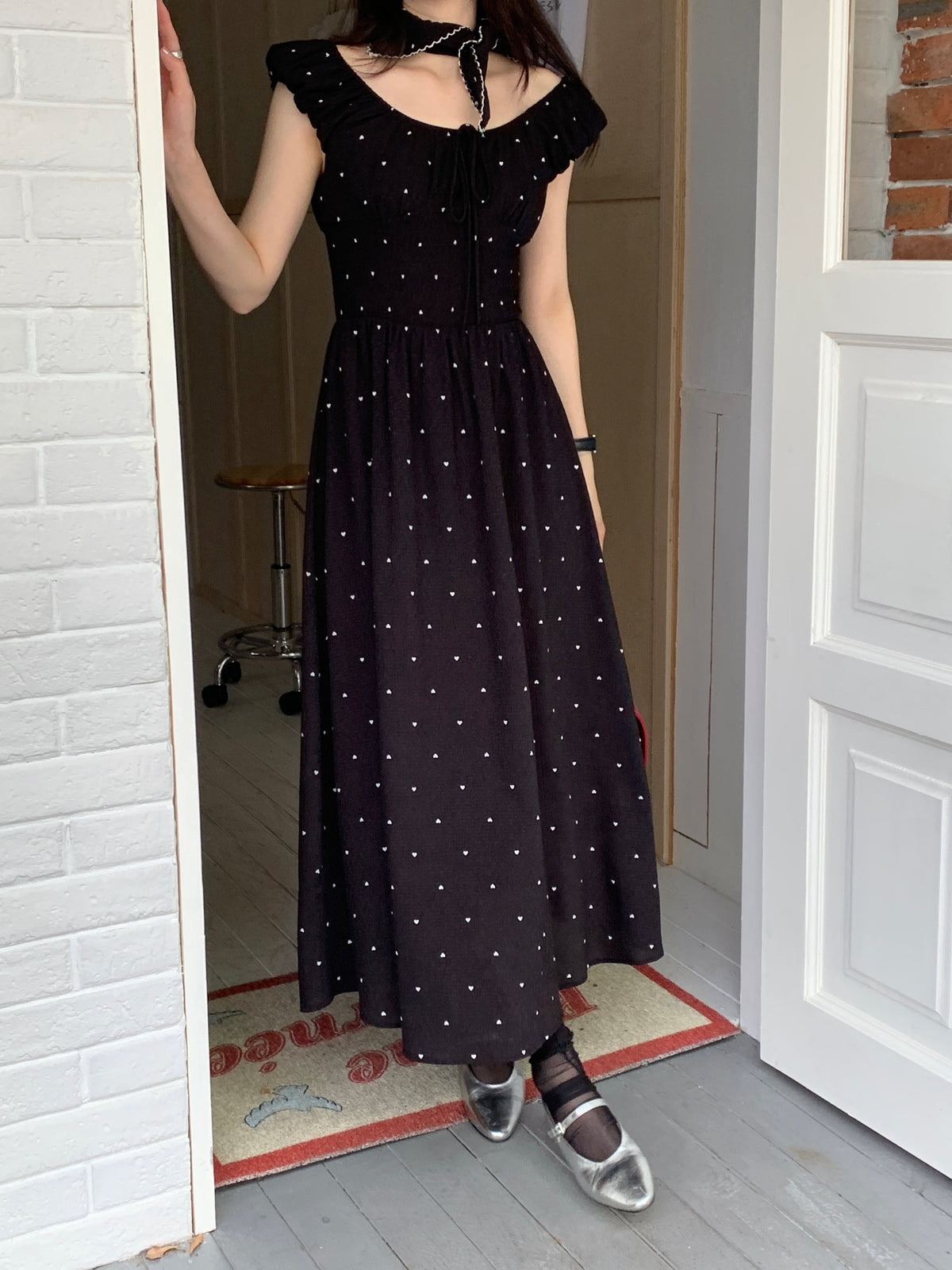 【dress】ハート柄ワンピース　M23885