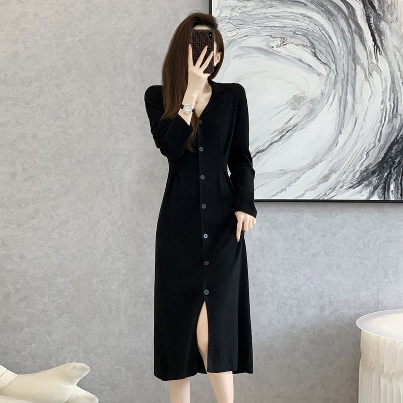 【dress】ニットワンピース　M25381