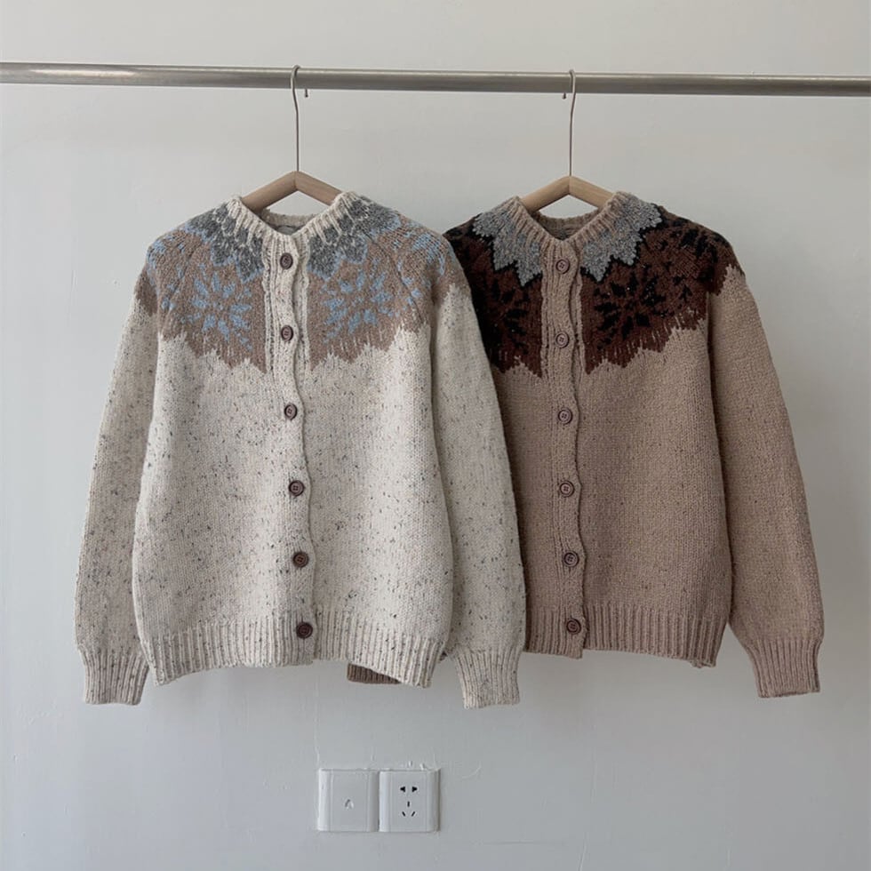 【outer】クルーネックニットカーデ　M27105