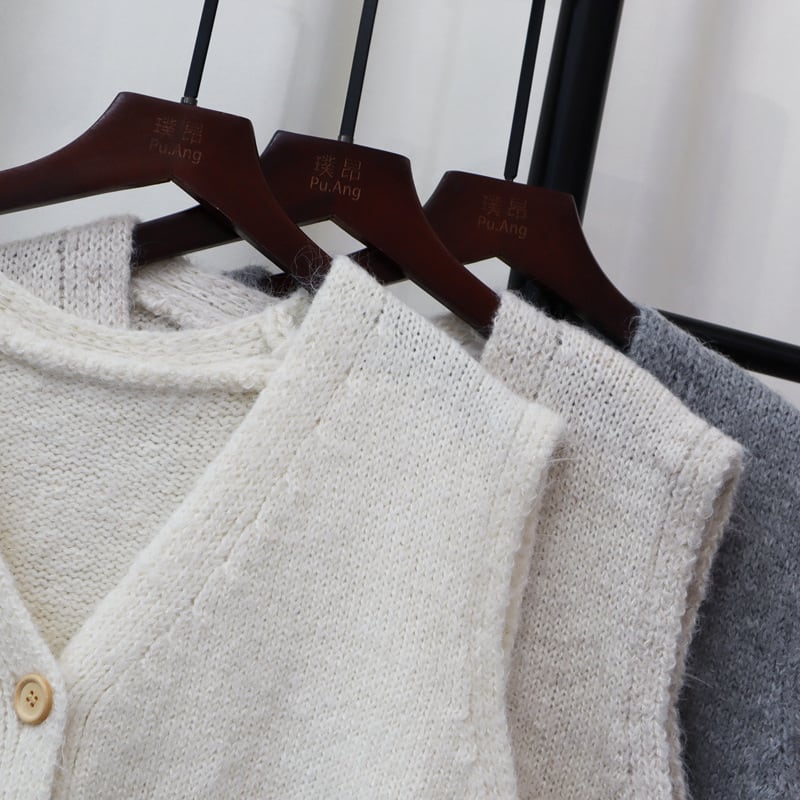 【tops】ニットベスト　M25435