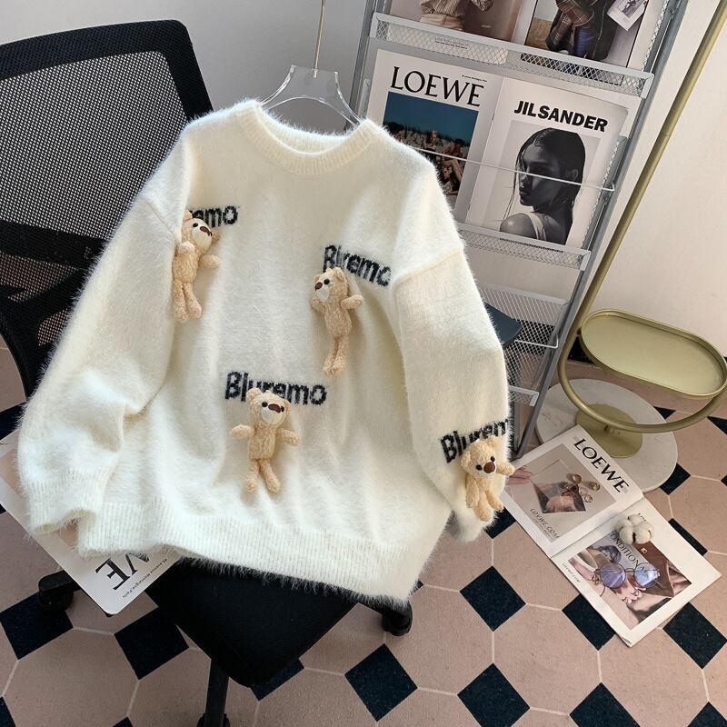 【tops】カートゥーンニットセーター　M28308