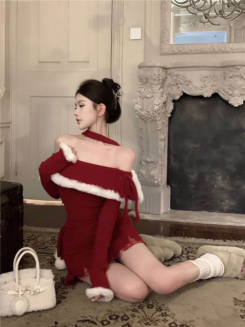 【dress】オフショルダーワンピース　M28460