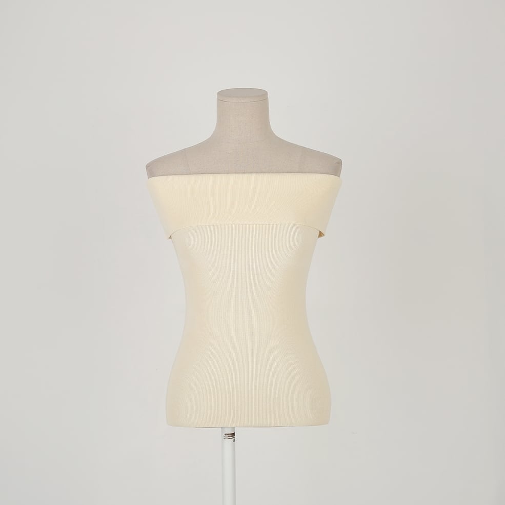【tops】ボートネックニットトップス　M23893
