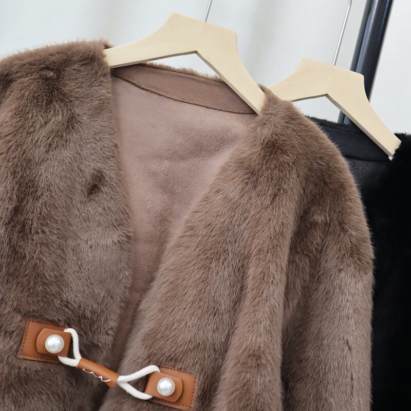 【outer】ファーショートコート　M27173