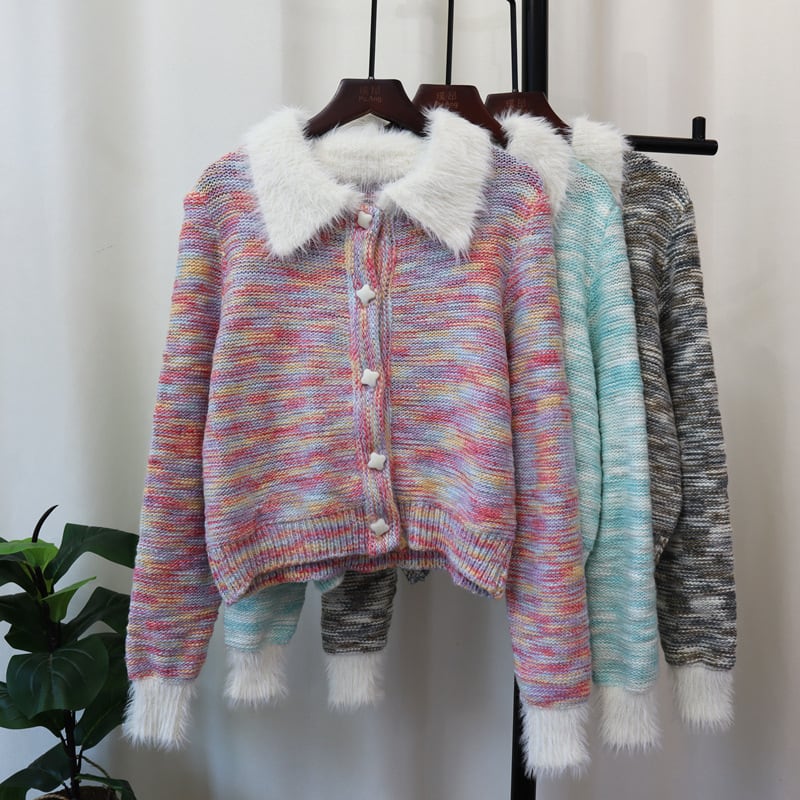 【outer】ニットカーデ　M25446