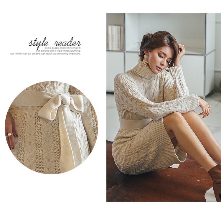 【dress】ハイネックワンピース　M18805