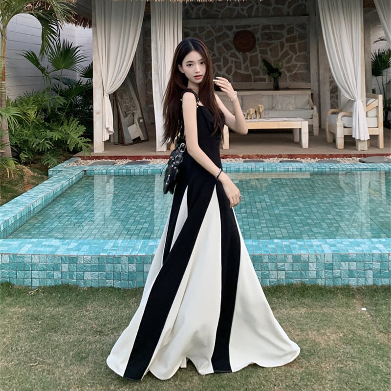 【dress】配色キャミワンピース　M29812