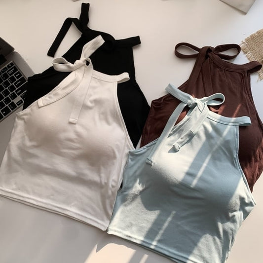【tops】ホルターネックキャミソール　M30247