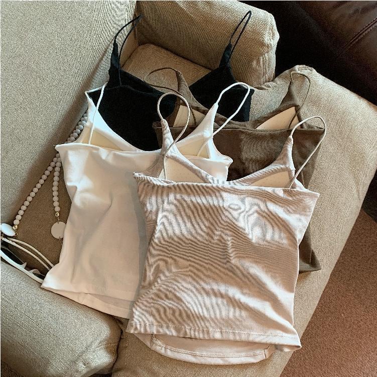 【tops】カップ付きキャミソール　M29526