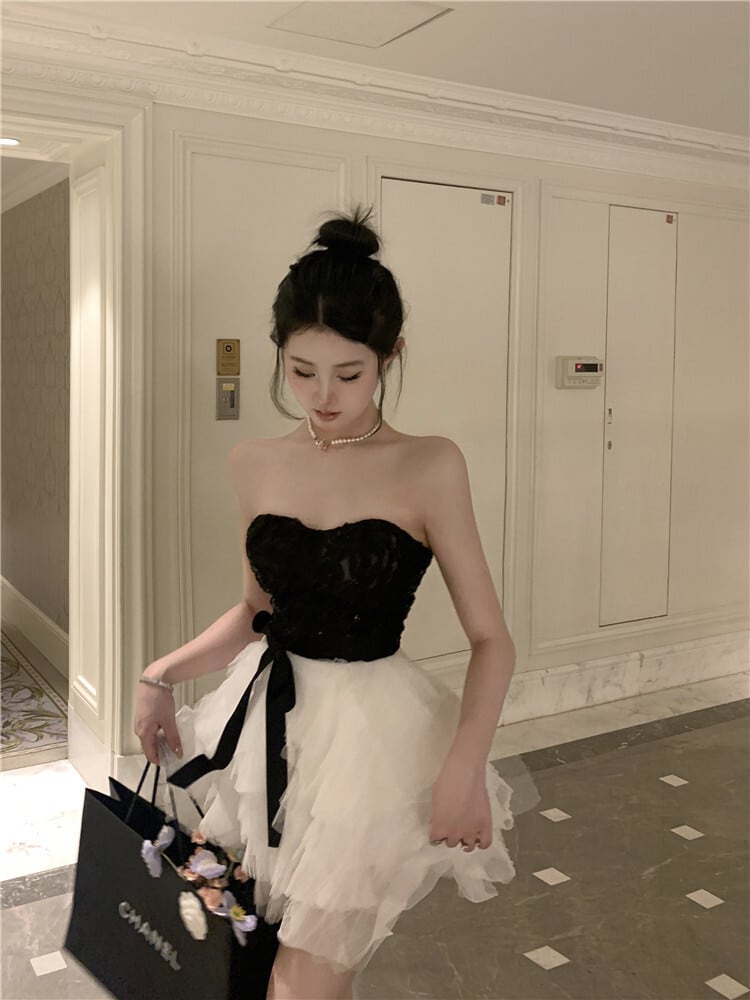 【dress】ベアトップワンピース　M24445