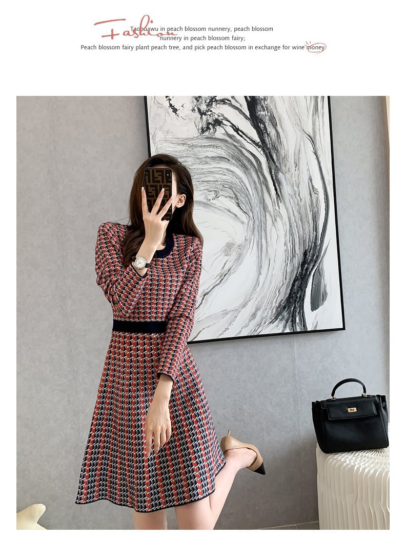 【dress】ニットワンピース　M25501