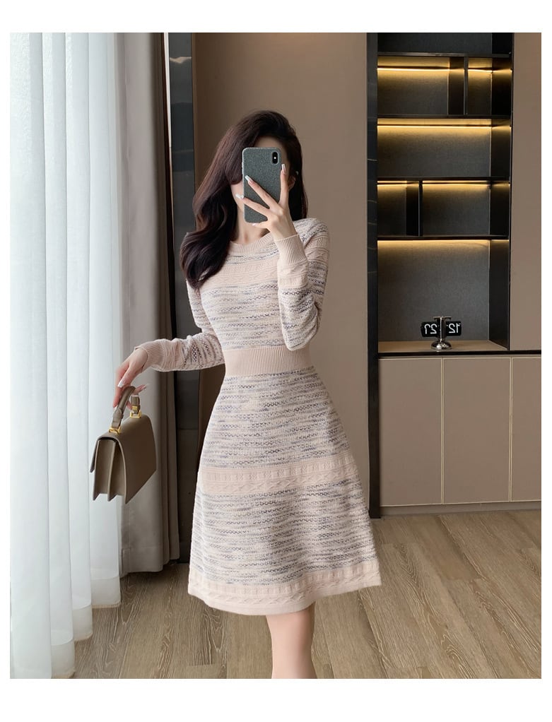 【dress】ニットワンピース　M25484