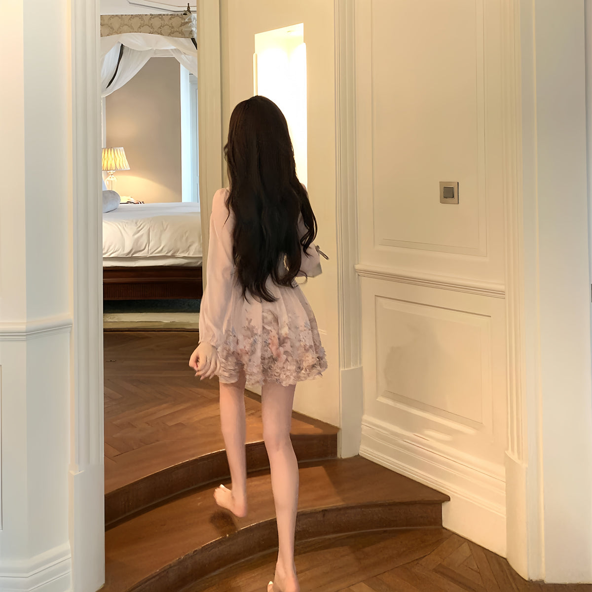 【dress】ギャザーフリルミニワンピース　N3262