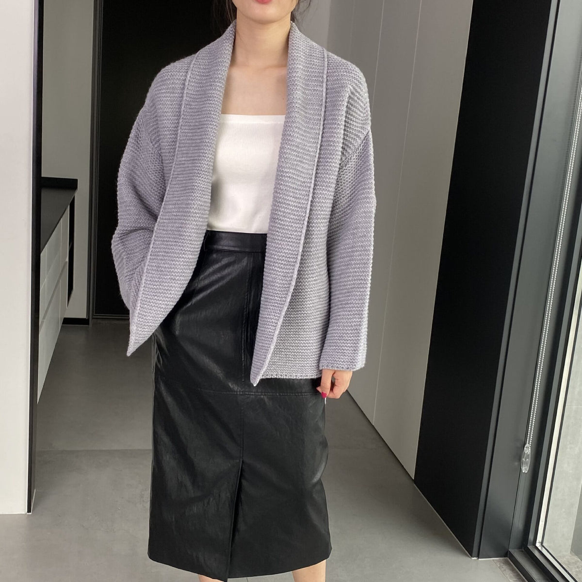 【outer】ニットカーデ　M18733