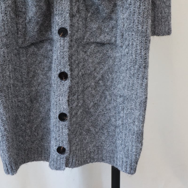 【outer】ロング丈ニットカーデ　M27038