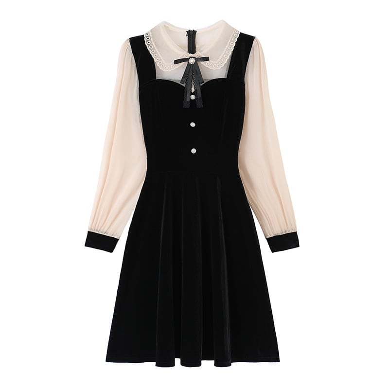 【dress】切り替えデートワンピース　M26181