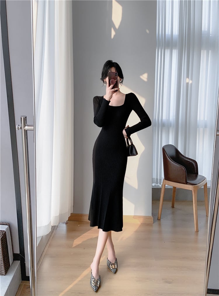 【dress】ニットワンピース　M28020