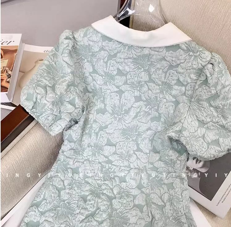 【dress】パフスリーブワンピース G20448