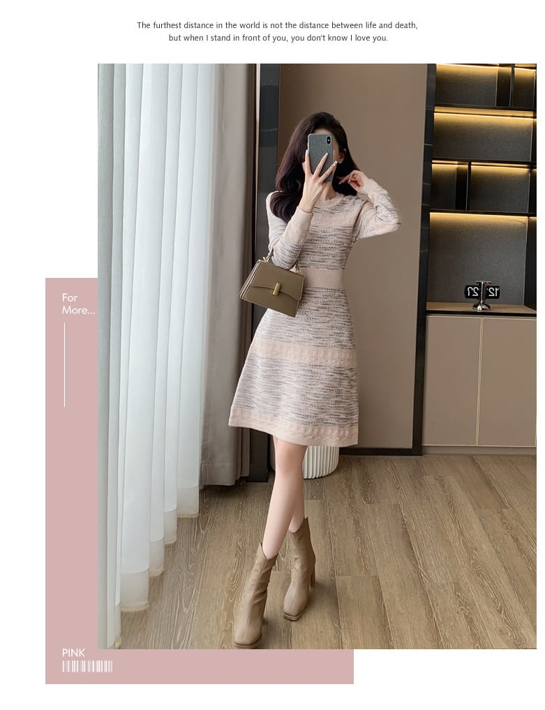 【dress】ニットワンピース　M25484