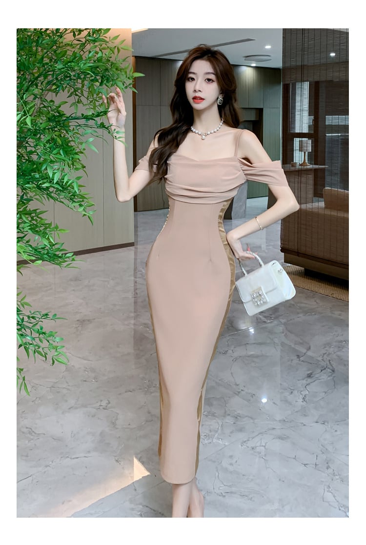 【dress】ギャザータイトキャミワンピース G21585