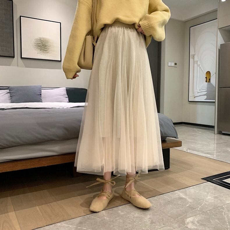 【bottoms】エレガント気質満点レディース存在感アップカジュアルスカート