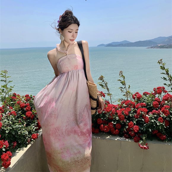 【dress】プリントワンピース　M24863