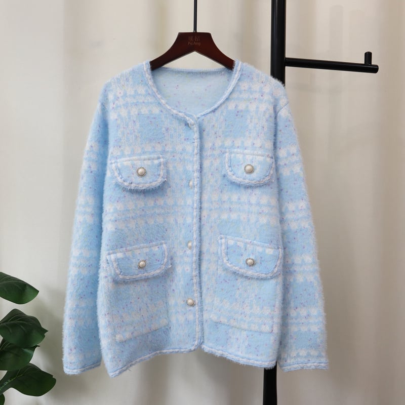 【outer】ニットカーデ　M26073
