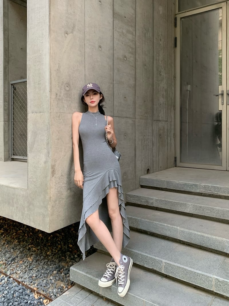 【dress】ノースリーブワンピース　M24036