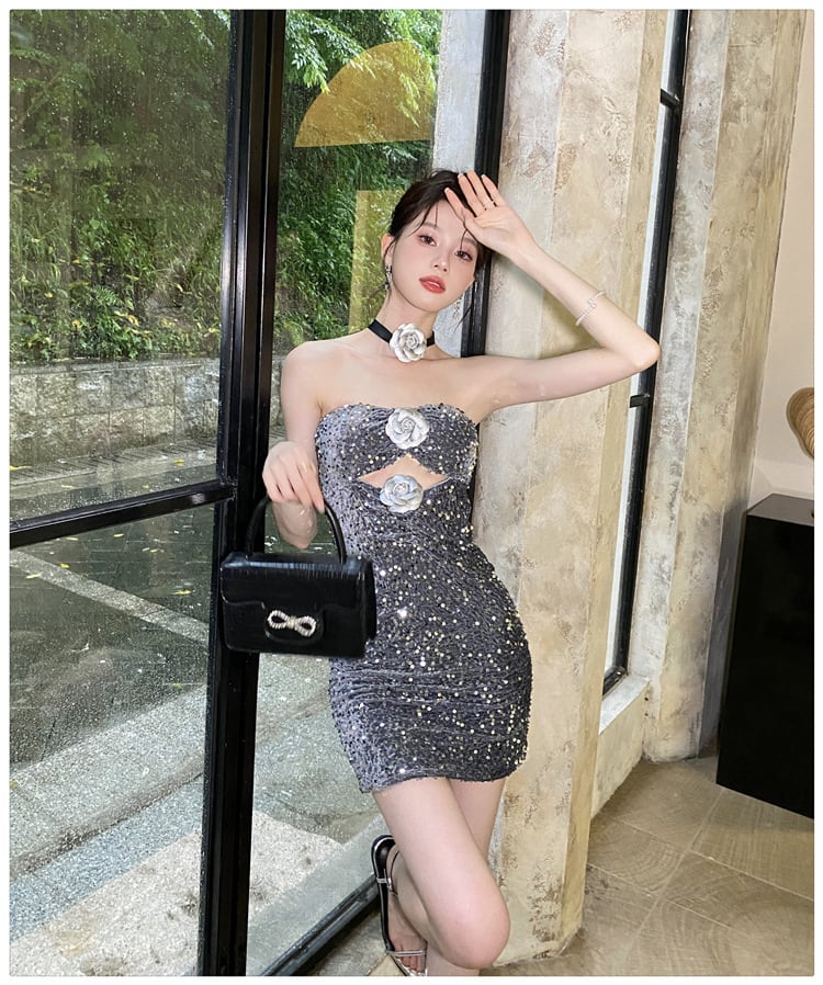 【dress】ベアトップワンピース　M24336
