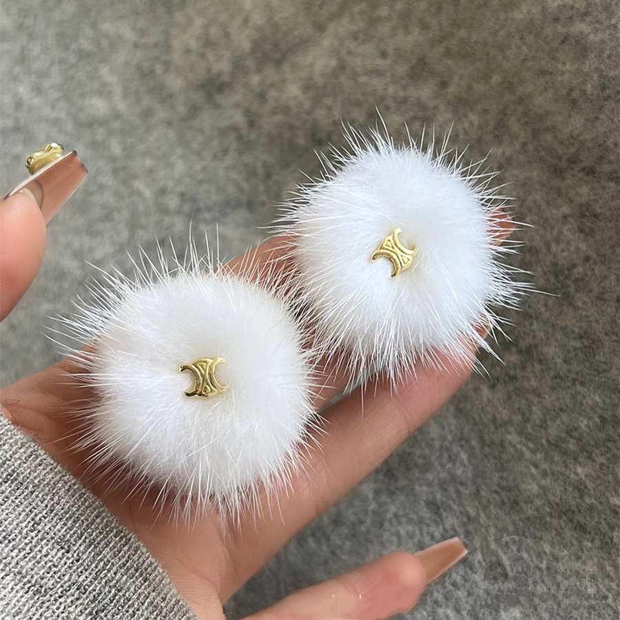 【小物】ファーピアスアクセサリーG23419