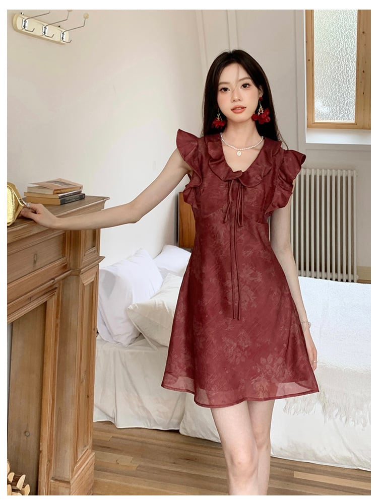 【dress】フリルワンピース　M24718