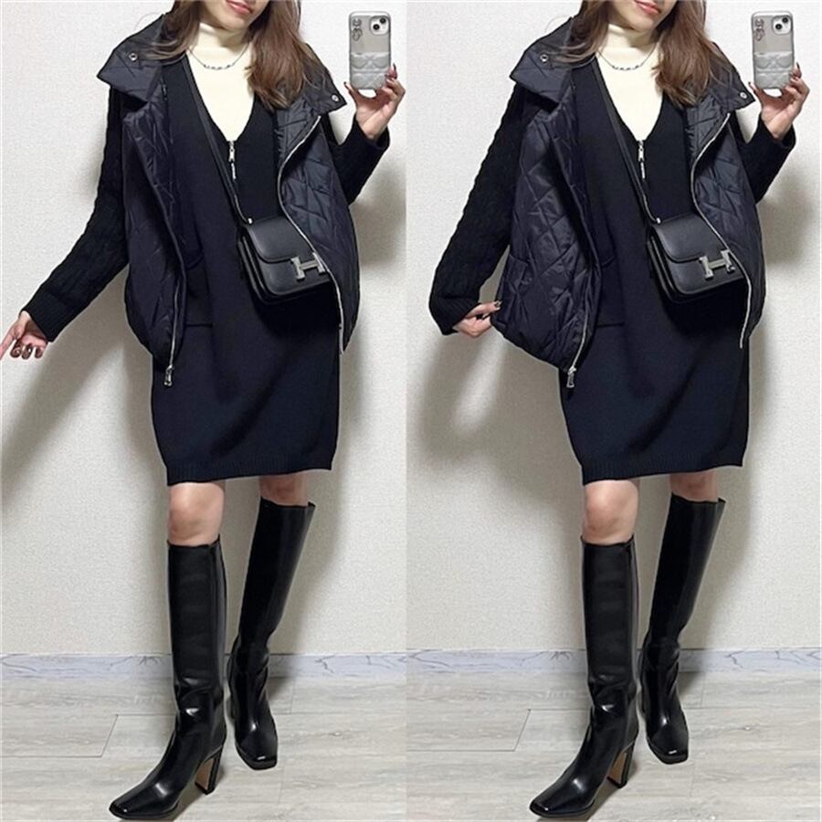 【dress】Vネックベストワンピース　M18717