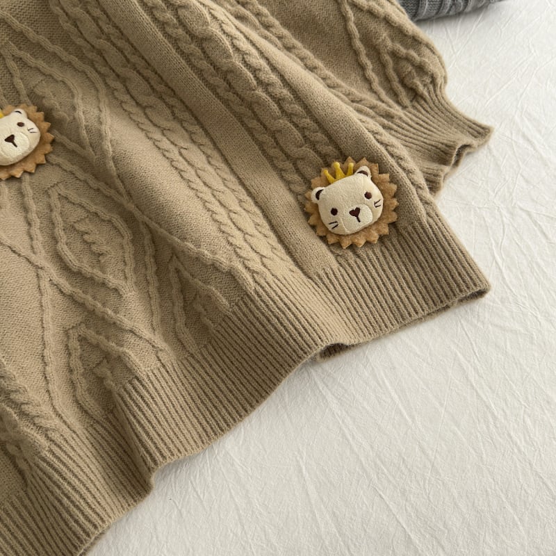 【tops】ドールカラーニットセーター　M27792