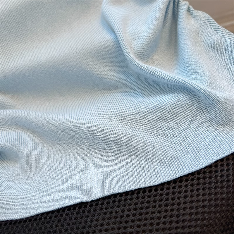 【tops】4色ノースリーブニットTシャツF7886