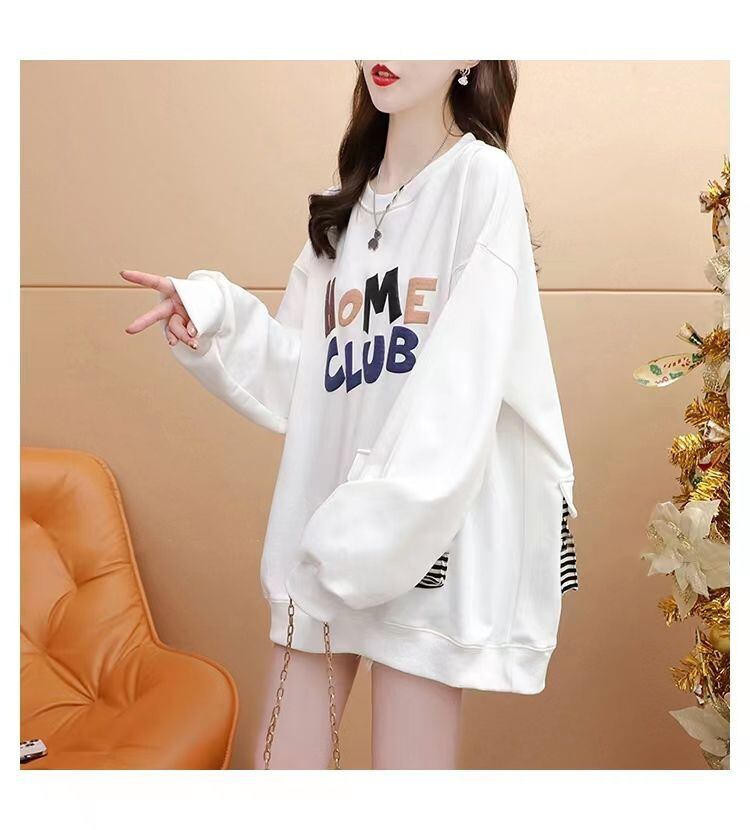 【tops】クルーネックパーカー　M18556