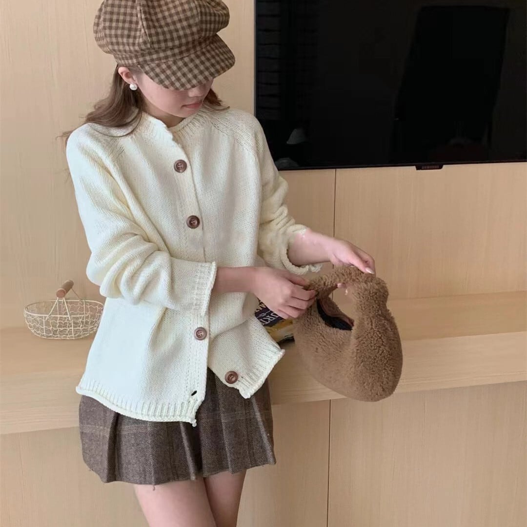 【outer】ニットカーデ　M25795