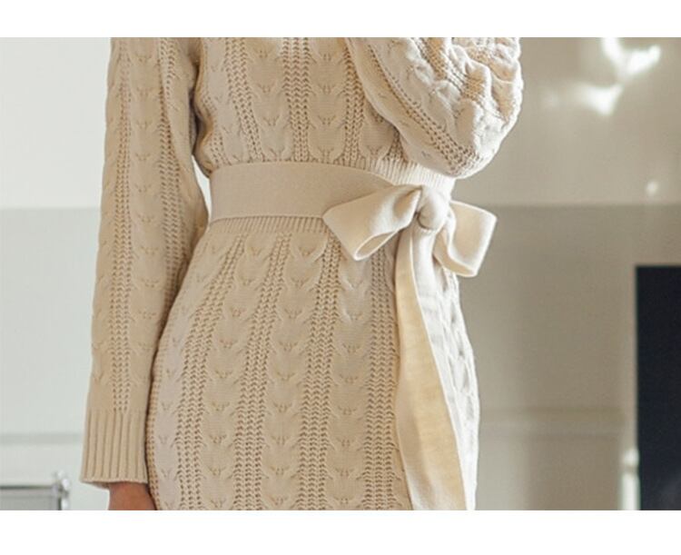 【dress】ハイネックワンピース　M18805
