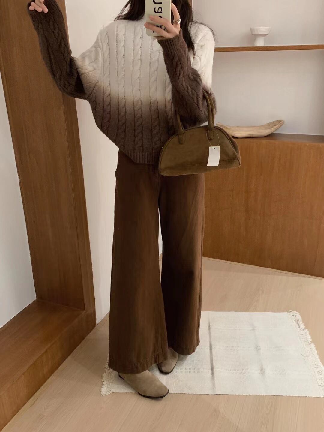 【tops】グラデーションニットセーター　M18708