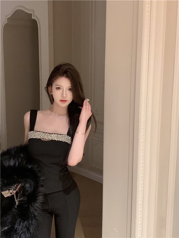 【tops】ダイヤモンドキャミソール G21206