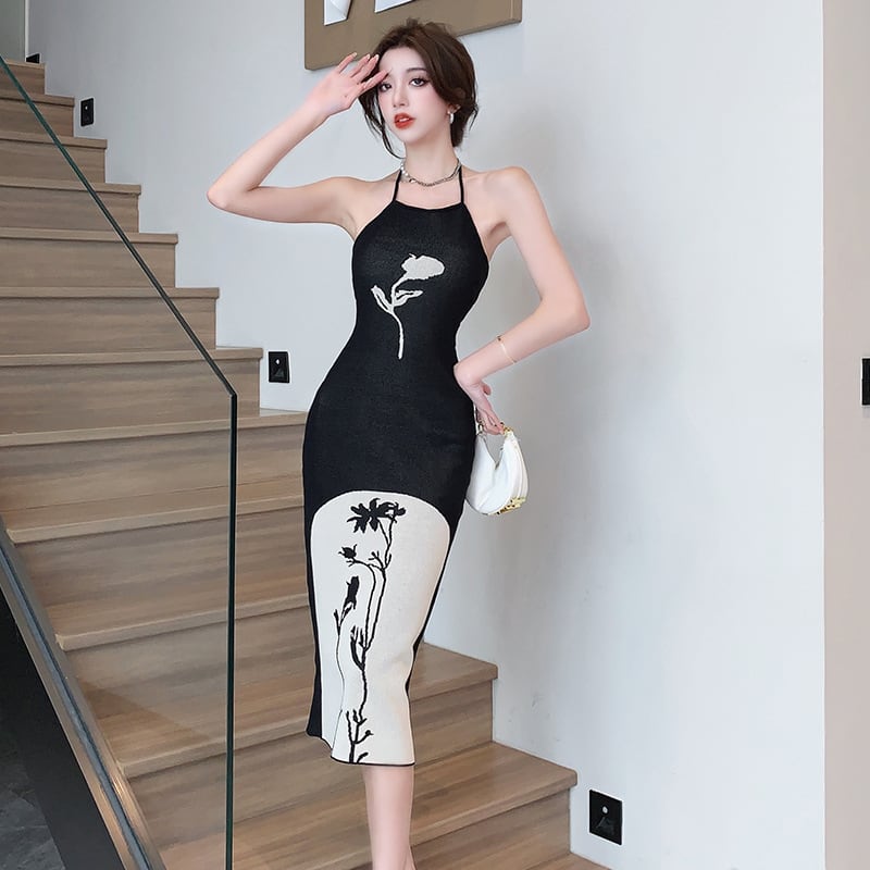 【dress】ニットキャミワンピース G20224