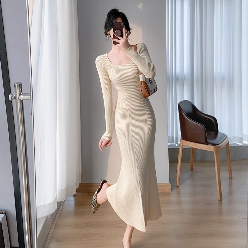 【dress】ニットワンピース　M28020