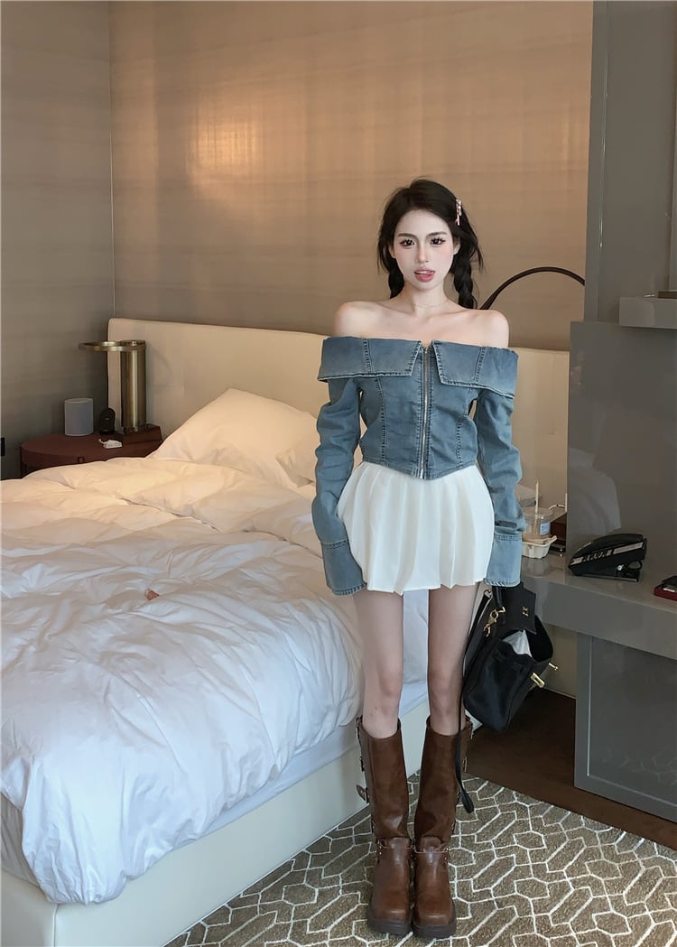【tops】前後2wayデニムトップス　M28885