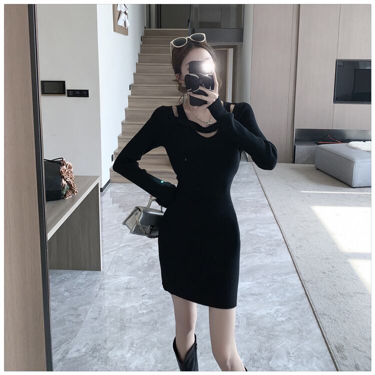 【dress】ニットワンピース　M27877