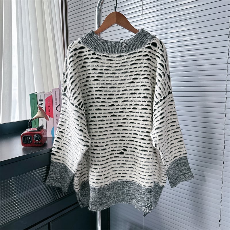 【outer】Vネックニットカーデ　M26067