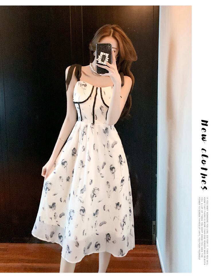 【dress】デート花柄キャミワンピース G21016