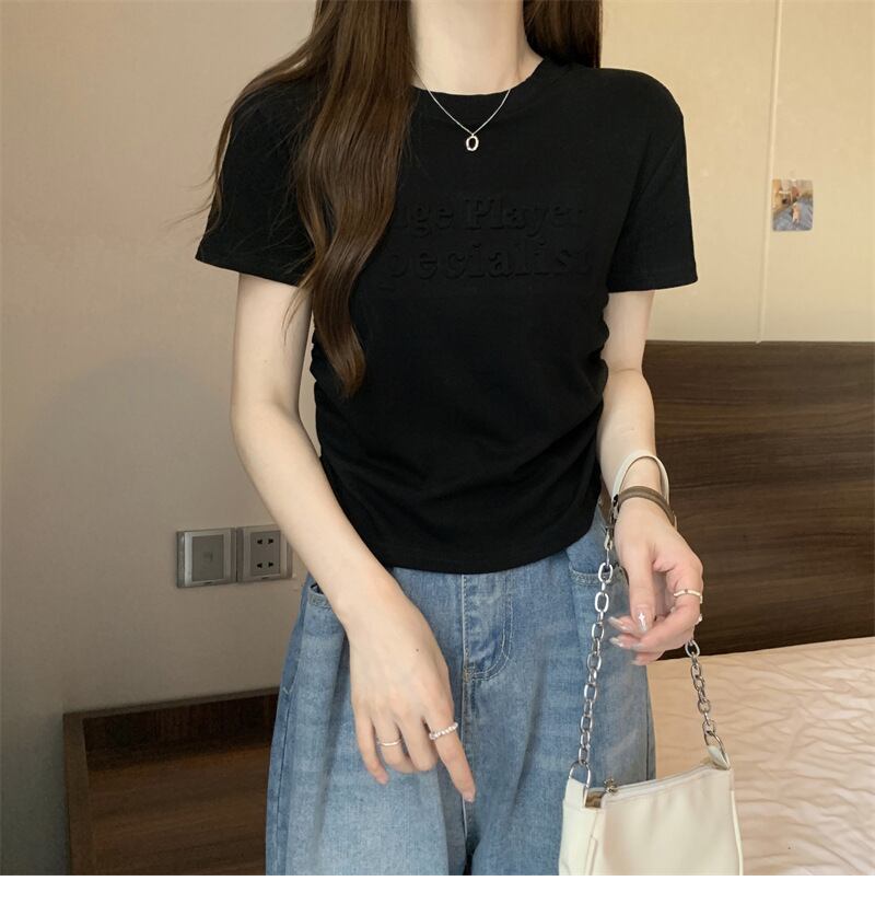 【tops】3色イレギュラー半袖ＴシャツF7290